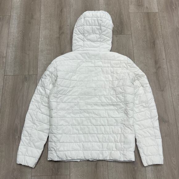 Calvin Klein Packable Puffer Quilted Zip Up Jacket White Size Small S B3 - Picture 7 of 8